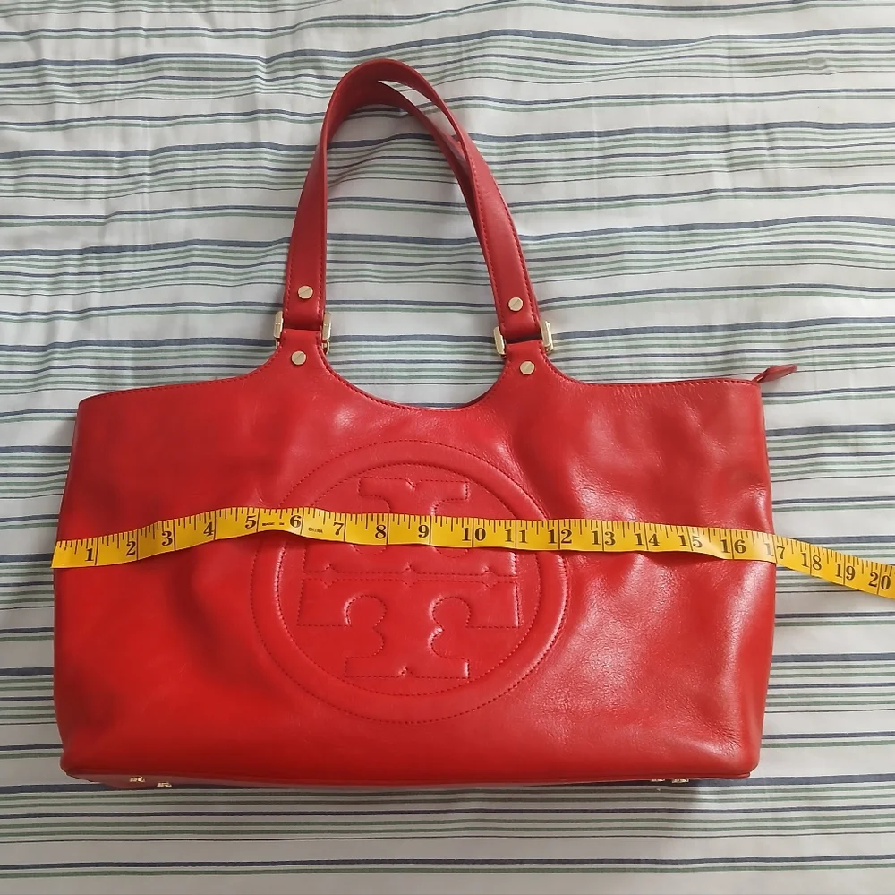 Tory Burch Bombe Leather Top Handle Tote‎